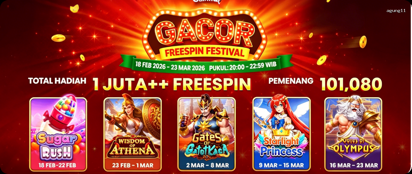 Login agung11 Sekarang Bonus Melimpah